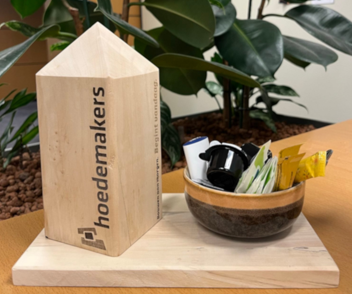 Stadshout maakt ook relatiegeschenken